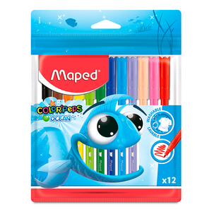 ROTULADORES COLOR PEPS OCEAN BOLSA DE 12 ROTULADORES COLOR PEPS OCEAN BOLSA DE 12