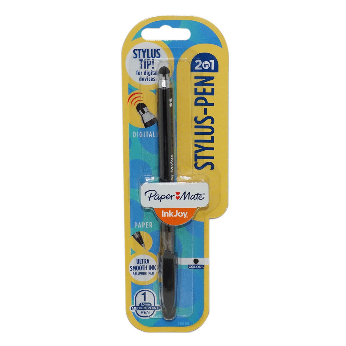 BOLIGRAFO PAPER MATE INKJOY (2 EN 1, NEGRO, 1.0MM)