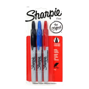 MARCADOR RETRACTIL SHARPIE SURTIDO 3U MARCADOR RETRACTIL SHARPIE SURTIDO 3U