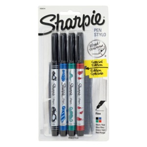 BOLIGRAFO SHARPIE PUNTA FINE SURTIDO 4U BOLIGRAFO SHARPIE PUNTA FINE SURTIDO 4U