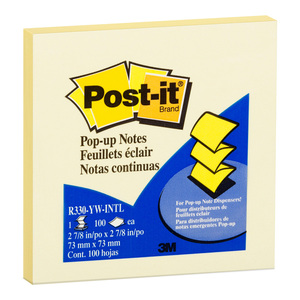 POST-IT NOTAS ADHESIVAS POP-UP, AMARILLO CANARIO POST-IT NOTAS ADHESIVAS POP-UP, AMARILLO CANARIO