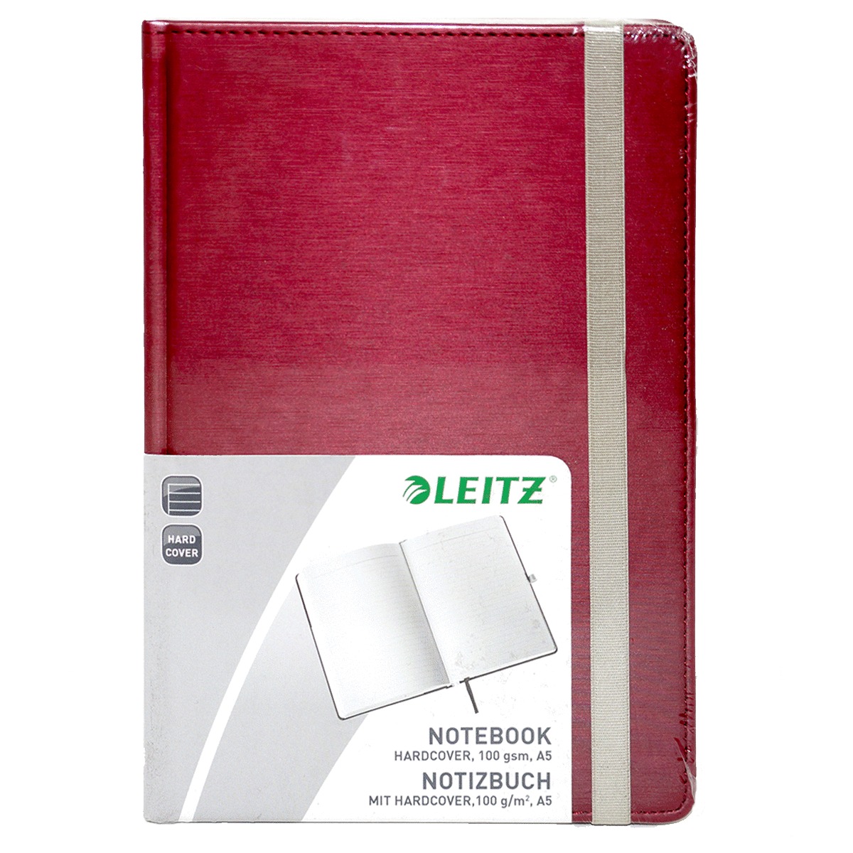 LIBRETA P/TELEFOOS LEITZ STYLE ROJO A5