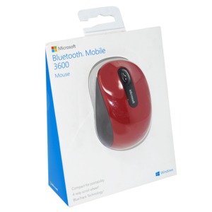 MOUSE MICROSOFT INALÁMBRICO 3600 (COLOR ROJO) MOUSE MICROSOFT INALÁMBRICO 3600 (COLOR ROJO)