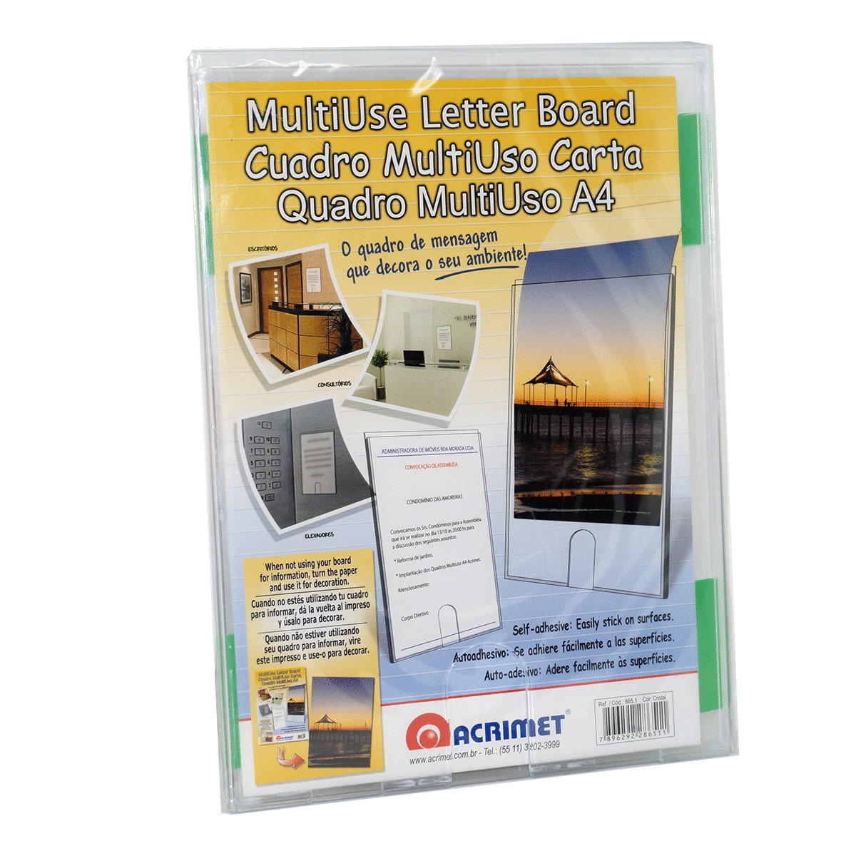 CUADRO MULTIUSOS CARTA CRISTAL