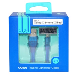 CABLE BUQU USB LIGHTING (2 MTS/AZUL/PARA IPHONE) CABLE BUQU USB LIGHTING (2 MTS/AZUL/PARA IPHONE)