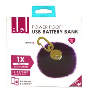 POWERBANK BUQU POOF MORADO POWERBANK BUQU POOF MORADO