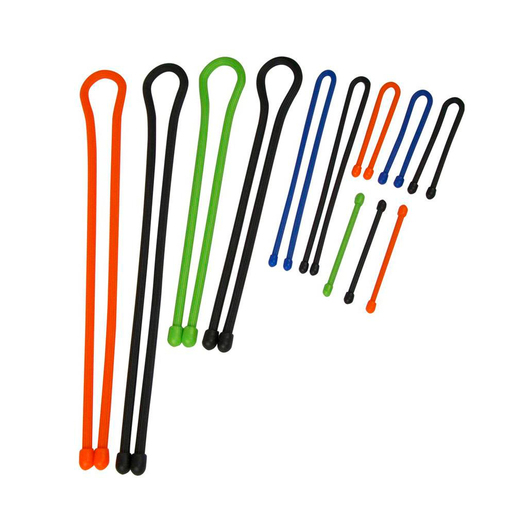 ORGANIZADOR CABLES GEAR TIE 12 PK MULTICOLOR