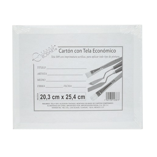 CARTON CON TELA (20X25 CENTIMETROS, PIEZA)