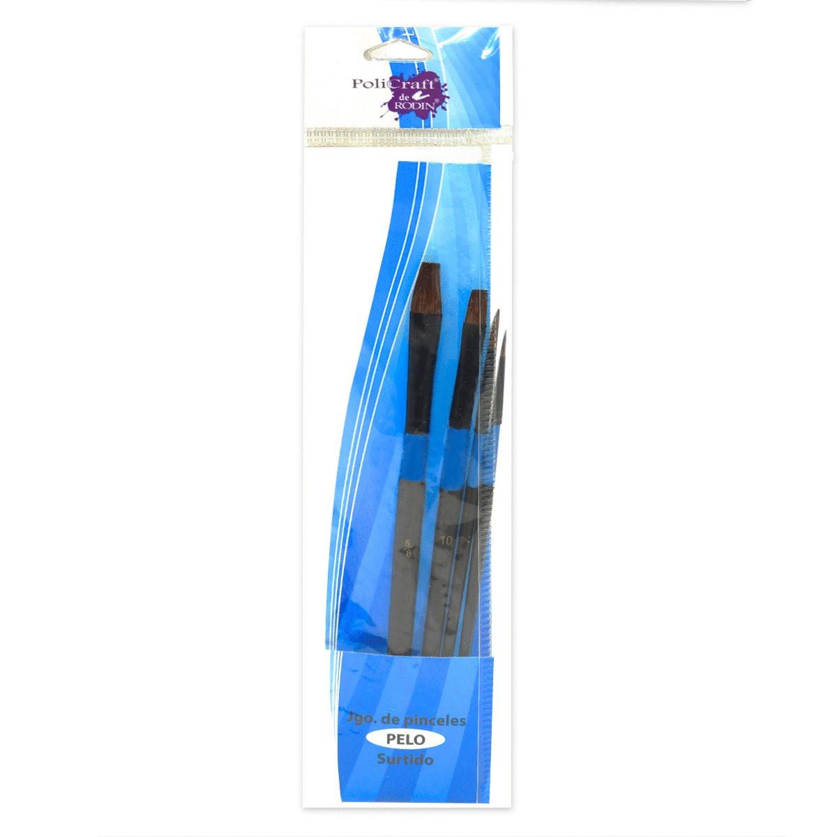 PINCELES PELO SURTIDO MADERA B/4