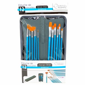 PINCELES SURTIDOS SINTETICOS ESTUCHE PQ/12 PINCELES SURTIDOS SINTETICOS ESTUCHE PQ/12