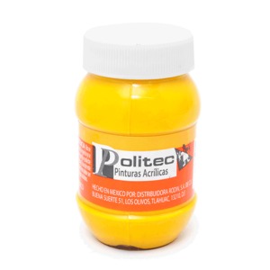 PINTURA ACRILIICA AMARILLO MEDIO POLITEC N318 PINTURA ACRILIICA AMARILLO MEDIO POLITEC N318