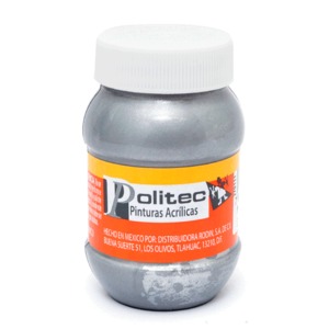 PINTURA ACRILICA PLATA POLITEC L-700 100ML PZ PINTURA ACRILICA PLATA POLITEC L-700 100ML PZ