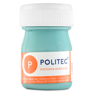 PINTURA ACRILICA VERDE PALIDO POLITEC 20ML PZ PINTURA ACRILICA VERDE PALIDO POLITEC 20ML PZ