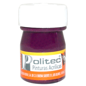 PINTURA ACRILICA MALVA POLITEC 20ML PZ