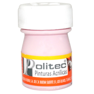 PINTURA ACRILICA ROSA PASTEL POLITEC 20ML PZ PINTURA ACRILICA ROSA PASTEL POLITEC 20ML PZ