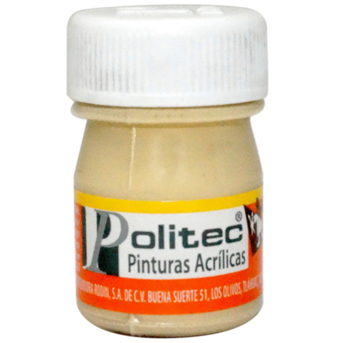 PINTURA ACRILICA CREMA POLITEC 20ML PZ