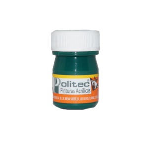 PINTURA ACRILICA VERDE OBS POLITEC 20ML PZ PINTURA ACRILICA VERDE OBS POLITEC 20ML PZ