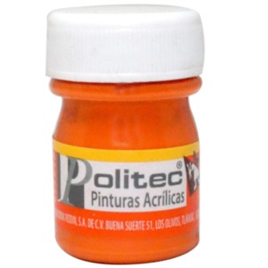 PINTURA ACRILICA NARANJA POLITEC 20ML PZ PINTURA ACRILICA NARANJA POLITEC 20ML PZ