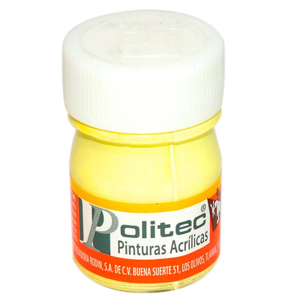 PINTURA ACRILICA AMARILLO POLITEC 20ML PZ