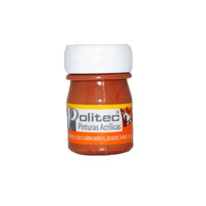 PINTURA ACRILICA TERRACOTA POLITEC 20ML PZ PINTURA ACRILICA TERRACOTA POLITEC 20ML PZ