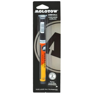 MARCADOR ACRILICO MOLOTOW 2MM NEGRO B/1 MARCADOR ACRILICO MOLOTOW 2MM NEGRO B/1