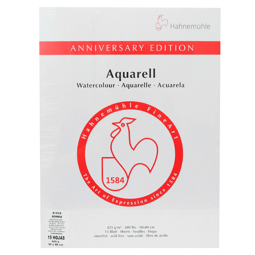 BLOCK ACUARELA (30*40 CENTIMETROS , 15 HOJAS)
