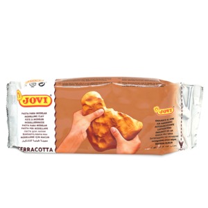 PASTA JOVI PARA MODEAR COLOR TERRACOTA 500 GRAMOS PASTA JOVI PARA MODEAR COLOR TERRACOTA 500 GRAMOS