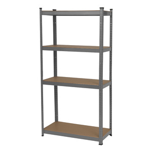 ESTANTERIA 4 NIVELES DE METAL Y MDF 150X75X30CM, CAPACIDAD DE CARGA 100KG ESTANTERIA 4 NIVELES DE METAL Y MDF 150X75X30CM, CAPACIDAD DE CARGA 100KG