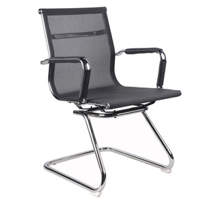 SILLA MESH COLOR NEGRO CON APOYA BRAZOS,  BASE DE TRINEO CROMADA DE METAL RESISTENTE, TELA MESH ESPECIAL SILLA MESH COLOR NEGRO CON APOYA BRAZOS,  BASE DE TRINEO CROMADA DE METAL RESISTENTE, TELA MESH ESPECIAL