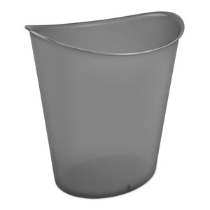BASURERO OVALADO 3 GALONES, 11.4 LITROS, GRIS OSCURO BASURERO OVALADO 3 GALONES, 11.4 LITROS, GRIS OSCURO