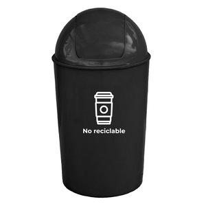 BASURERO SWING 35 LTS NO RECICLABLE NEGRO BASURERO SWING 35 LTS NO RECICLABLE NEGRO