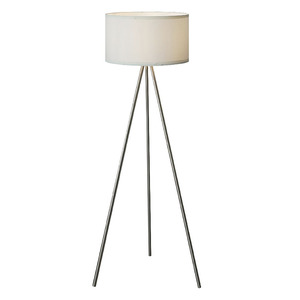 LAMPARA DE PIE TRIPODE DE ACERO 60LPT1186MVS LAMPARA DE PIE TRIPODE DE ACERO 60LPT1186MVS