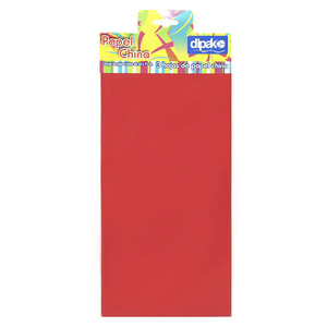PAPEL DE CHINA DIPAK 3 HOJAS ROJO PAPEL DE CHINA DIPAK 3 HOJAS ROJO