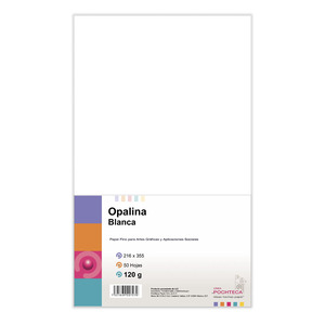 PAPEL OPALINA OFICIO 120GR 50H PAPEL OPALINA OFICIO 120GR 50H