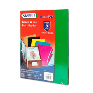 FOLDER PLASTICO CARTA VERDE 5U FOLDER PLASTICO CARTA VERDE 5U