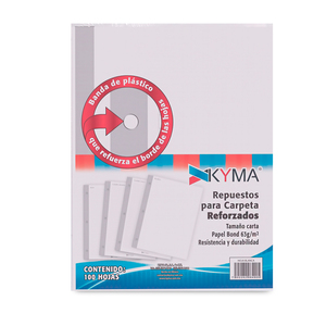 HOJAS CARPETA KYMA BN 100H HOJAS CARPETA KYMA BN 100H