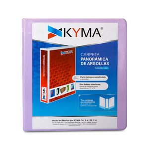 CARPETA PANORAMICA KYMA 1 PULG ARILLO CARPETA PANORAMICA KYMA 1 PULG ARILLO