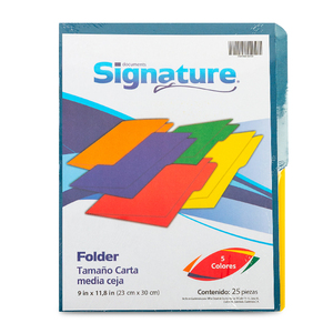 FOLDER SIGNATURE CARTA 25U FOLDER SIGNATURE CARTA 25U