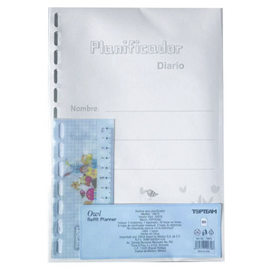 REFILL PARA CUADERNO TOP TEAM PLANIFICADOR B5 DISEÑO BÚHO REFILL PARA CUADERNO TOP TEAM PLANIFICADOR B5 DISEÑO BÚHO