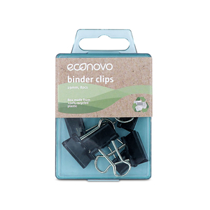 SUJETADOCUMENTOS ECONOVO 19MM 8U (100% PLASTICO RECICLADO) SUJETADOCUMENTOS ECONOVO 19MM 8U (100% PLASTICO RECICLADO)