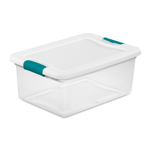 CAJA PLASTICA 14 LITROS TAPA BLANCA STERILITE CAJA PLASTICA 14 LITROS TAPA BLANCA STERILITE