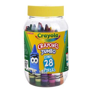CRAYONES CRAYOLA JUMBO 28U CRAYONES CRAYOLA JUMBO 28U