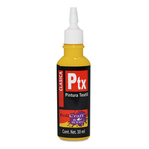 PINTURA TEXTIL PTX AMARILLO MED 602 PZ PINTURA TEXTIL PTX AMARILLO MED 602 PZ