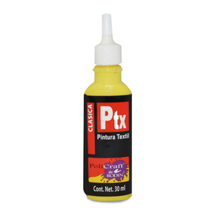 PINTURA TEXTIL PTX AMARIL CLAR 601 PZ PINTURA TEXTIL PTX AMARIL CLAR 601 PZ