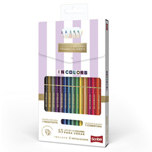 LAPICES DE COLORE SCRIBE INCOLOR 15U LAPICES DE COLORE SCRIBE INCOLOR 15U