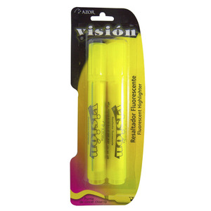 MARCATEXTO VISION AMARILLO 2 PIEZAS MARCATEXTO VISION AMARILLO 2 PIEZAS