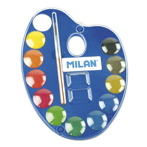 ACUARELAS MILAN 12 COLORES (PALETA) ACUARELAS MILAN 12 COLORES (PALETA)