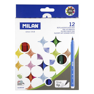 MARCADORES MILAN 12U (PUNTA FINA) MARCADORES MILAN 12U (PUNTA FINA)