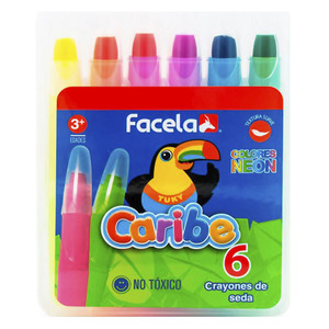 CRAYON SEDA NEON 6 ESTUCHE PLASTICO CRAYON SEDA NEON 6 ESTUCHE PLASTICO