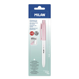 PORTAMINAS MILAN P1 ROSA  MINA 0.7MM PORTAMINAS MILAN P1 ROSA  MINA 0.7MM